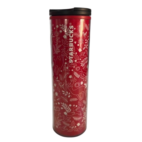 Starbucks NEW Christmas edition 16 ounce plastic Tumbler - Picture 1 of 6